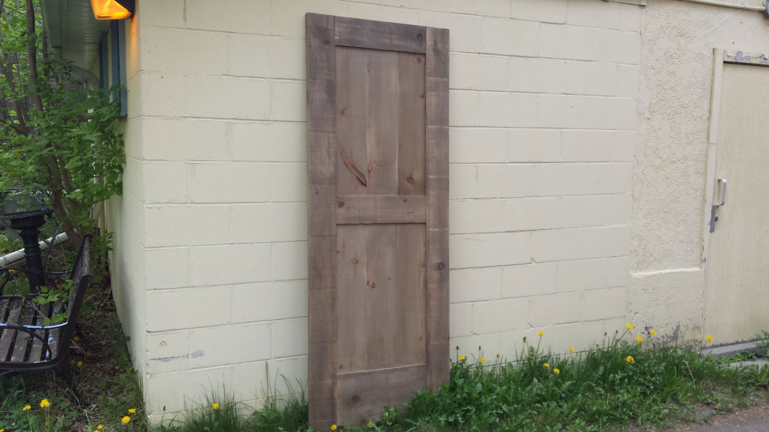 Rough Pine Barn Door
